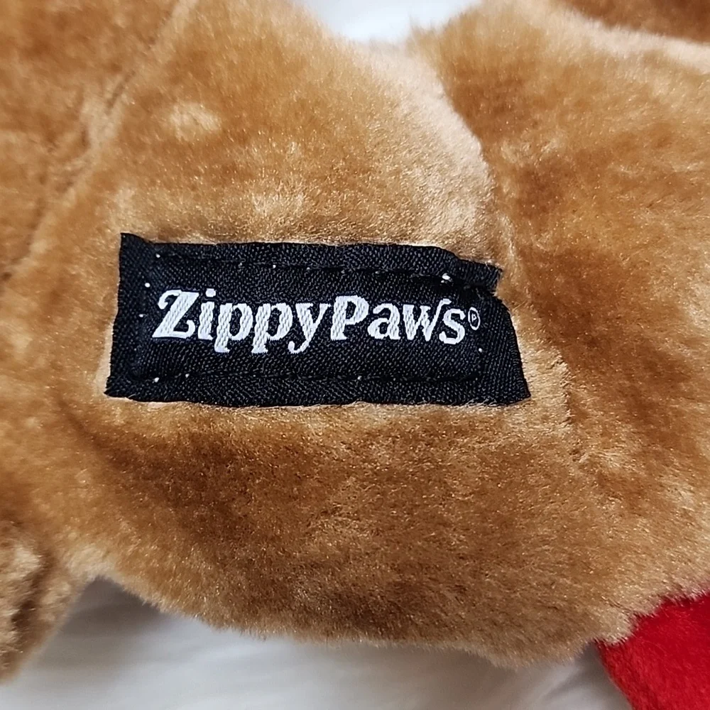 Zippy Paws Reindeer Squeeker Dog Toy New with Tags